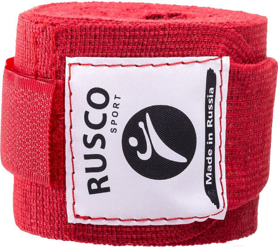 

Боксерский бинт RuscoSport 2.5 м красный, 2,5м