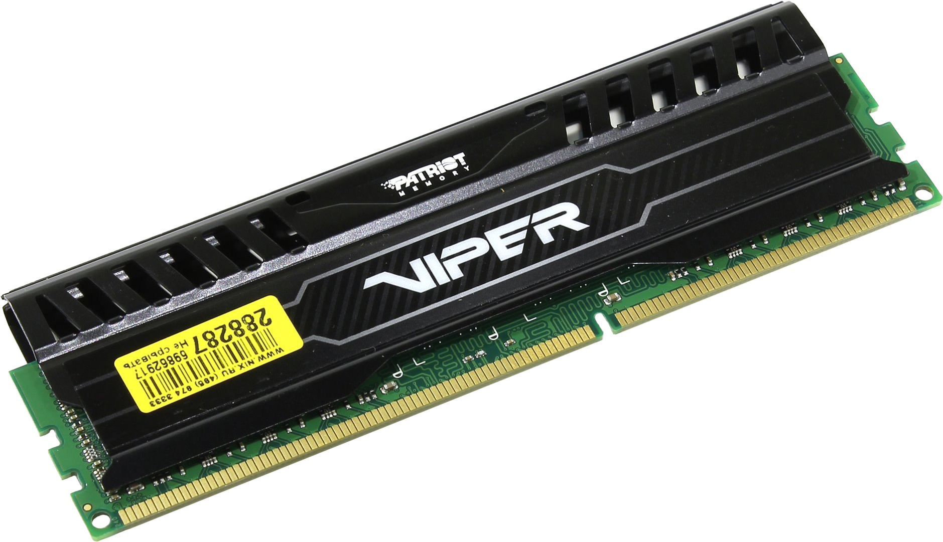 

Оперативная память Patriot Viper 3 Black Mamba 2x4GB KIT DDR3 PC3-12800 (PV38G160C9K), Оперативная память Patriot Viper 3 Black Mamba 2x4GB KIT DDR3 PC3-12800 PV38G160C9K
