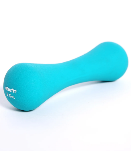 

Гантель Sundays Fitness IR92004-D 1.5кг бирюзовый, Fitness IR92004-D 1.5кг