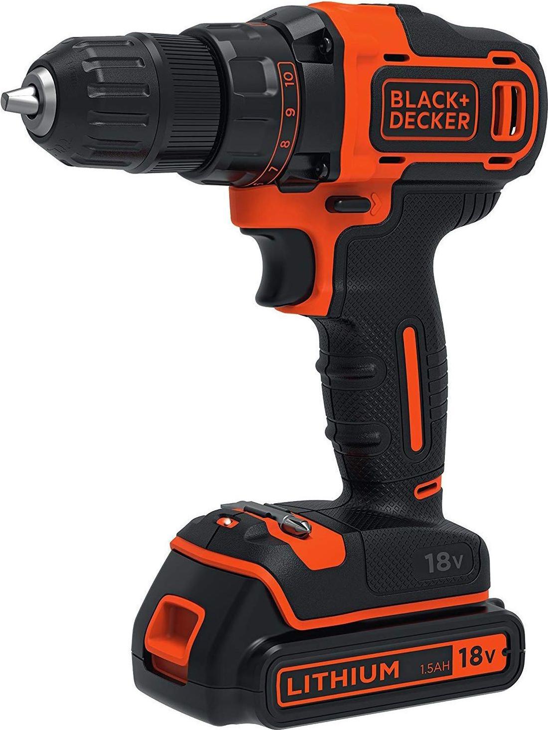 

Электродрель BlackDecker BDCDD186K1B, BDCDD186K1B