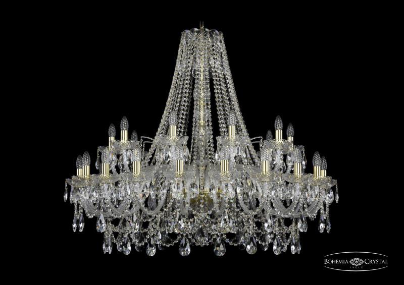 

Подвесная люстра Bohemia Ivele Crystal 1411/20+10/400/G