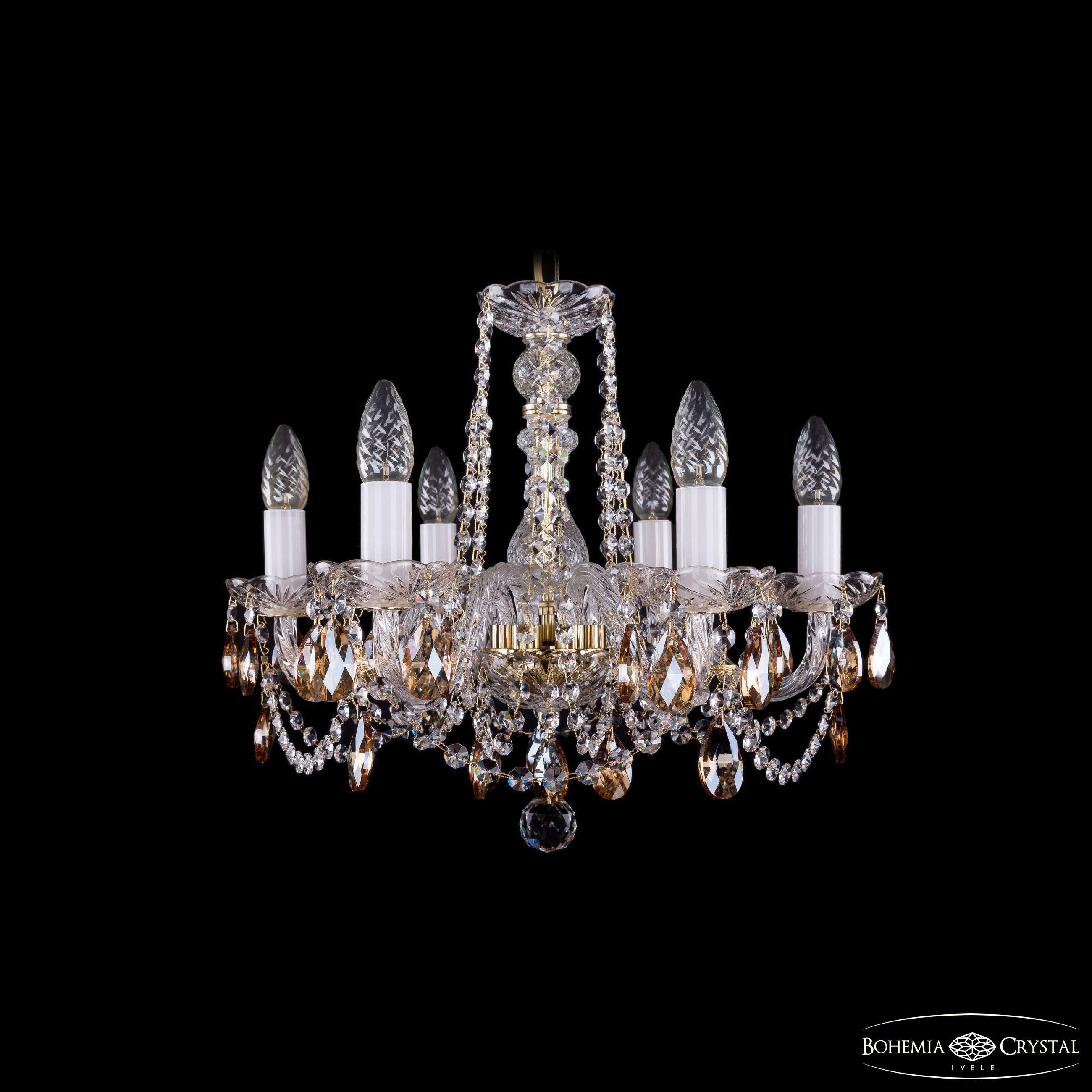 

Подвесная люстра Bohemia Ivele Crystal 1402/6/160 G K721