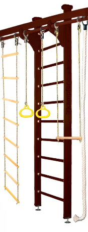 

Спортивный комплекс Kampfer Wooden Ladder Ceiling №5 стандарт/шоколадный, Wooden Ladder Ceiling №5 Стандарт