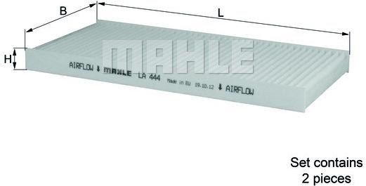 

Салонный фильтр Knecht/Mahle LA444/S, LA444/S