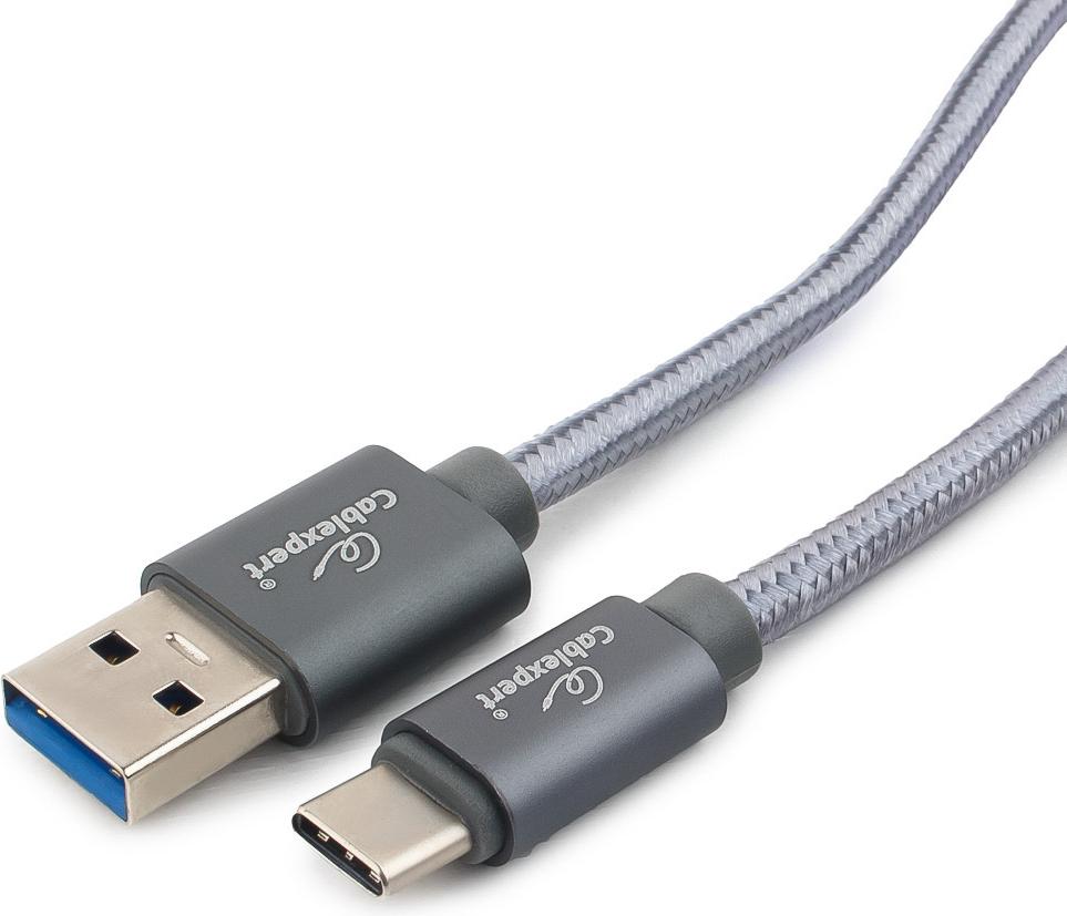

Кабель для компьютера Cablexpert AM/Type-C серия Platinum 1м [CC-P-USBC03Gy-1M], AM/Type-C серия Platinum 1м