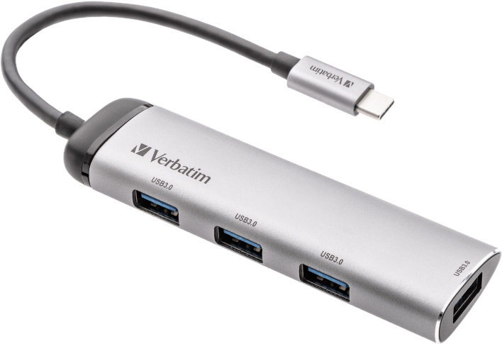 

Разветвитель Verbatim USB-С 3.1 G1 + 2 USB 3.0 + HDMI + RJ45 (49141)
