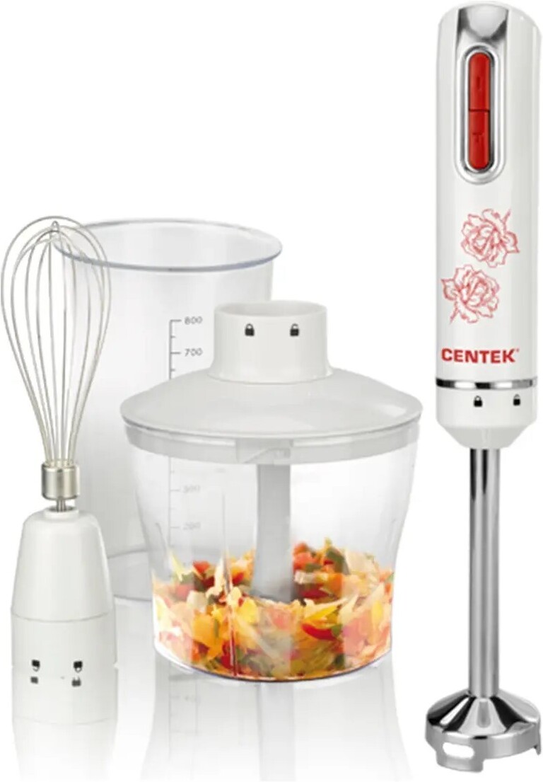 

Блендер CENTEK CT-1339 белый, Погружной блендер CENTEK CT-1339 (белый)