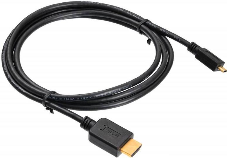 

Аудио кабель Buro HDMI (m)/Micro HDMI (m) 1.8 м черный [MICROHDMI-HDMI-1.8], HDMI (m)/Micro HDMI (m) 1.8 м