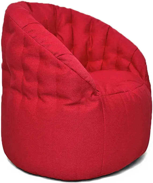 

Бескаркасное кресло Loftyhome Энджой XL рогожка Bagama Red