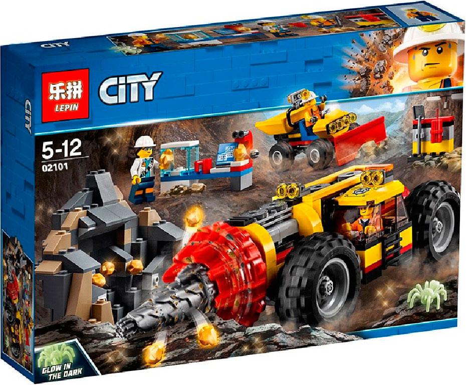 

Конструктор Lepin Тяжёлый бур для горных работ [02101], Тяжёлый бур для горных работ