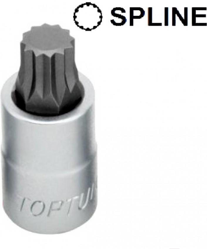 

Головка слесарная с насадкой Toptul 1/2 Spline M10 [BCHA1610], 1/2 с насадкой Spline M10