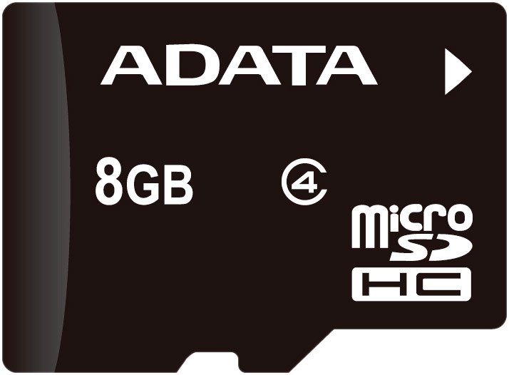 

Карта памяти A-Data microSDHC (Class 4) 8GB (AUSDH8GCL4-R), microSDHC Class 4 8GB