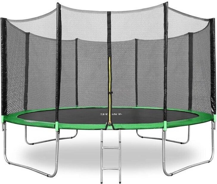 

Батут Happy Jump 14ft PRO 435 см с внешней сеткой и лестницей