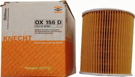 

Масляный фильтр Knecht/Mahle OX156D, OX156D