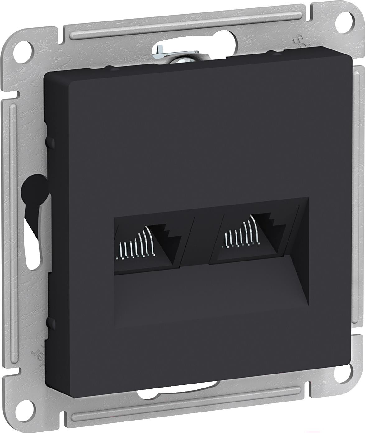 

Розетка Schneider Electric AtlasDesign карбон [ATN001085], Розетка Schneider Electric AtlasDesign ATN001085 карбон