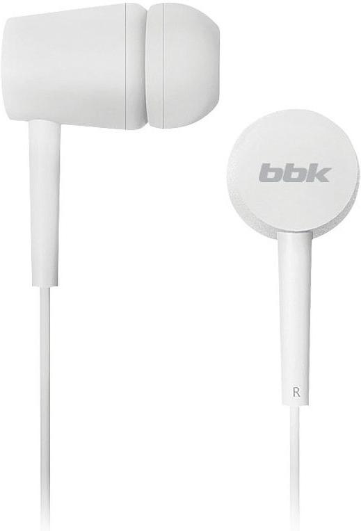 

Наушники BBK EP-1002S белый, EP-1002S