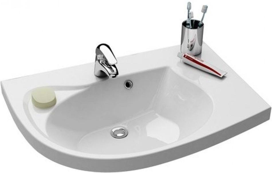 

Умывальник Ravak Comfort N L 75x55 [XJ8L11N0000], Rosa Comfort L (для мебели)
