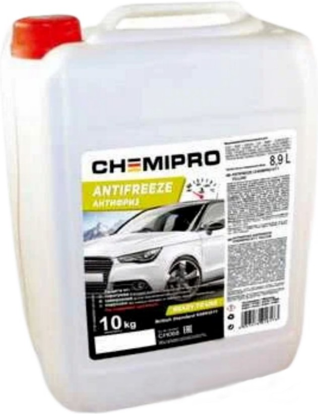 

Антифриз Chemipro G11 10кг/8.9л желтый (CH068)