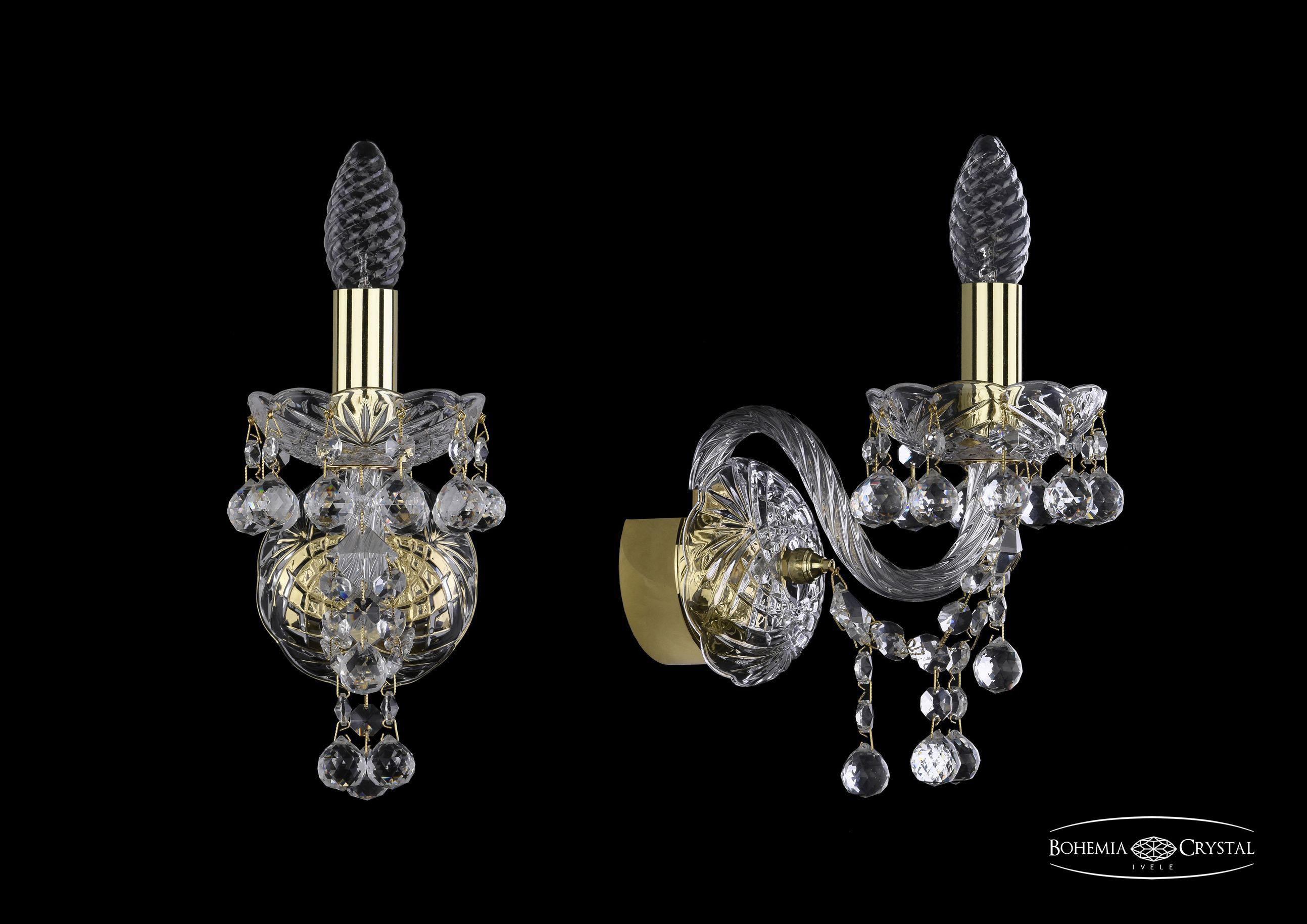 

Подвесная люстра Bohemia Ivele Crystal 1409B/1/141/G, Бра Bohemia Ivele Crystal 1409B/1/141/G