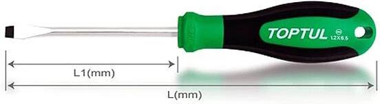 

Отвертка шлицевая Toptul - 4,0х100мм [FAAD0410], Отвертка шлицевая Toptul - 4,0х100мм FAAD0410