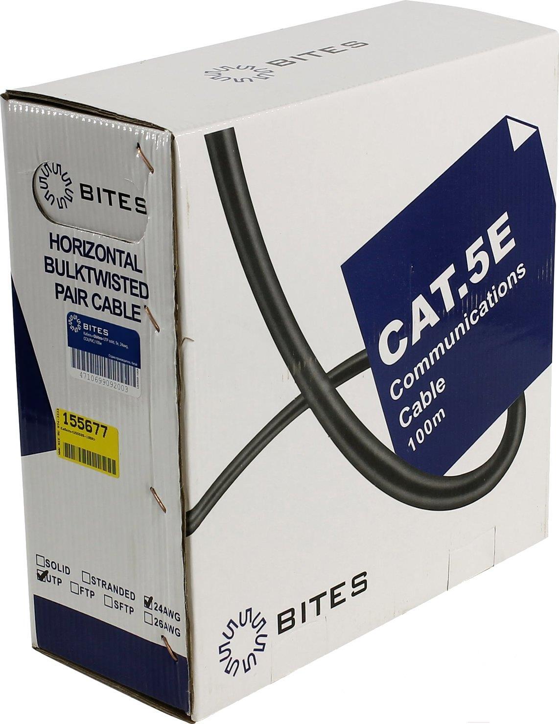 

Кабель 5bites US5505-100A2 UTP 5e 100m, Кабель 5bites US5505-100A UTP 5e 100м