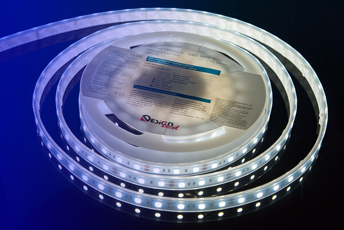 

Светодиодная лента DesignLed Лента светодиодная LUX, 5050, 60 LED/м, 14,4 Вт/м, 12В, IP65, Холодный белый (6000K) [DSG560-12-W-65], Светодиодная лента DesignLed Лента светодиодная LUX, 5050, 60 LED/м, 14,4 Вт/м, 12В, IP65, Холодный белый (6000K) DSG560-12