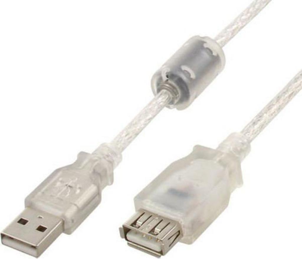 

Кабель для компьютера Cablexpert CCF-USB2-AMAF-TR-6, Удлинитель USB 2.0 Cablexpert CCF-USB2-AMAF-TR-6 1.8 м