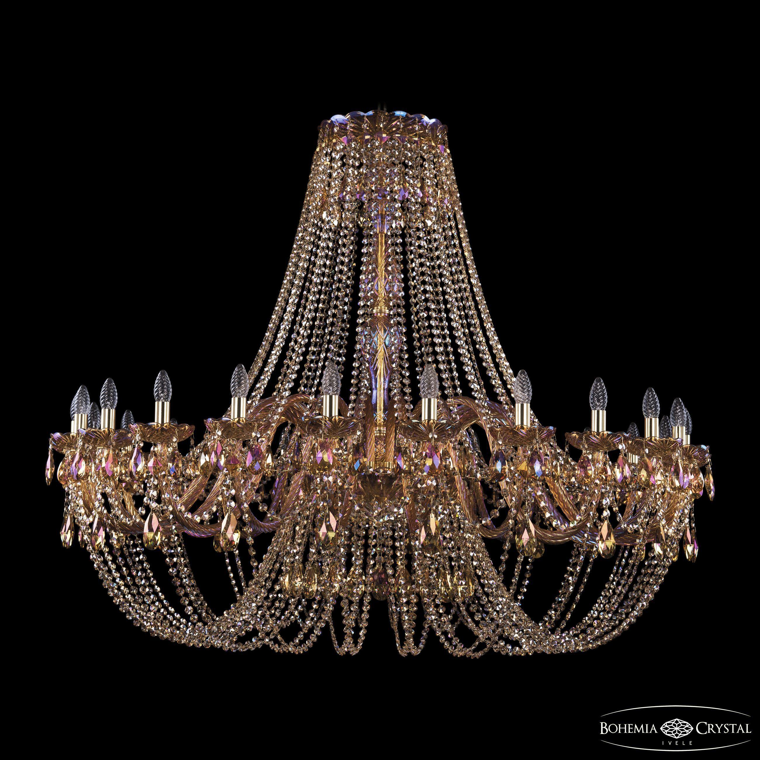 

Подвесная люстра Bohemia Ivele Crystal 1406/24/530 G M777