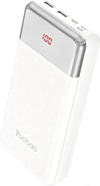 

Портативное зарядное устройство Yoobao Power Bank P20W белый, Power Bank P20W