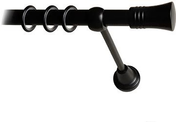 

Карниз Lm Decor Гиро 071 1р гладкий 25мм 2.8м черный матовый