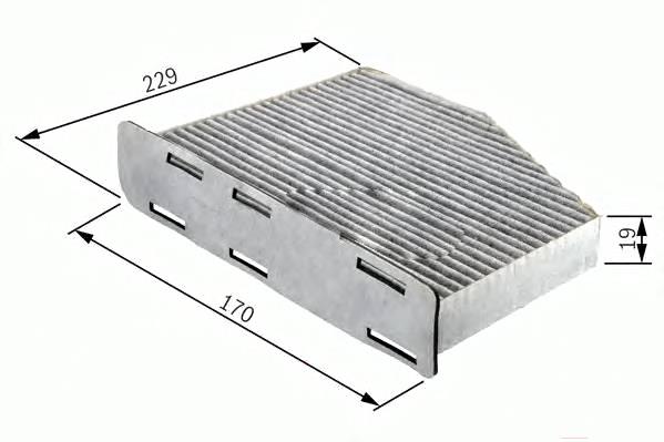 

Салонный фильтр Bosch 1987432027, 1987432027