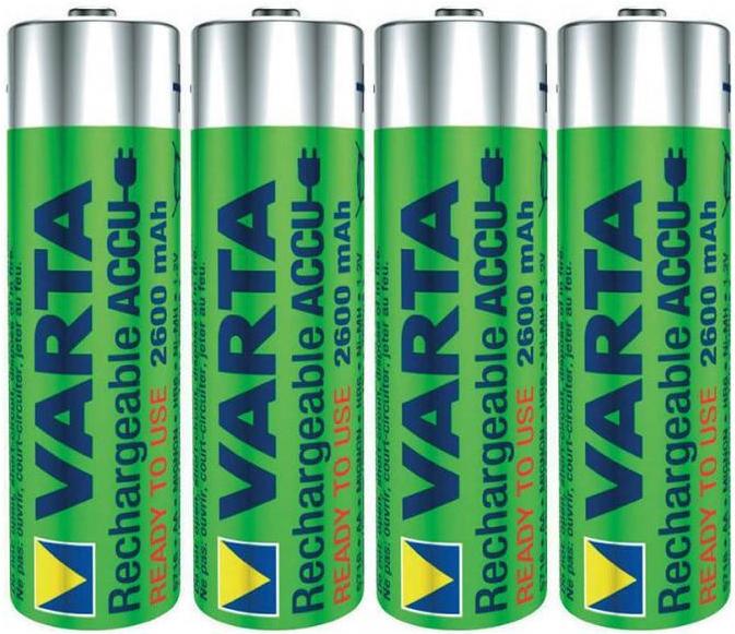 

Аккумуляторная батарейка Varta AA 2600mAh 4 шт [05716], AA 2600mAh 4 шт