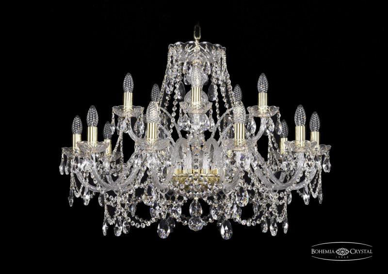 

Подвесная люстра Bohemia Ivele Crystal 1411/10+5/300/G