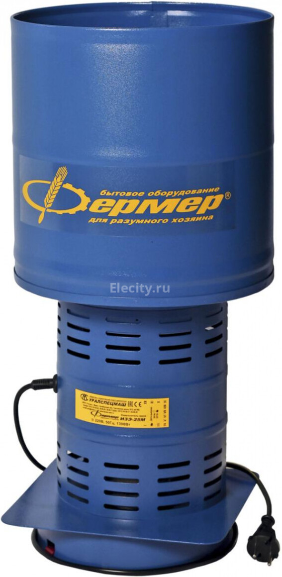 

Измельчитель зерна Уралспецмаш ИЗЭ-25м 400 кг/час [slki38], Измельчитель зерна Уралспецмаш ИЗЭ-25м 400 кг/час slki38