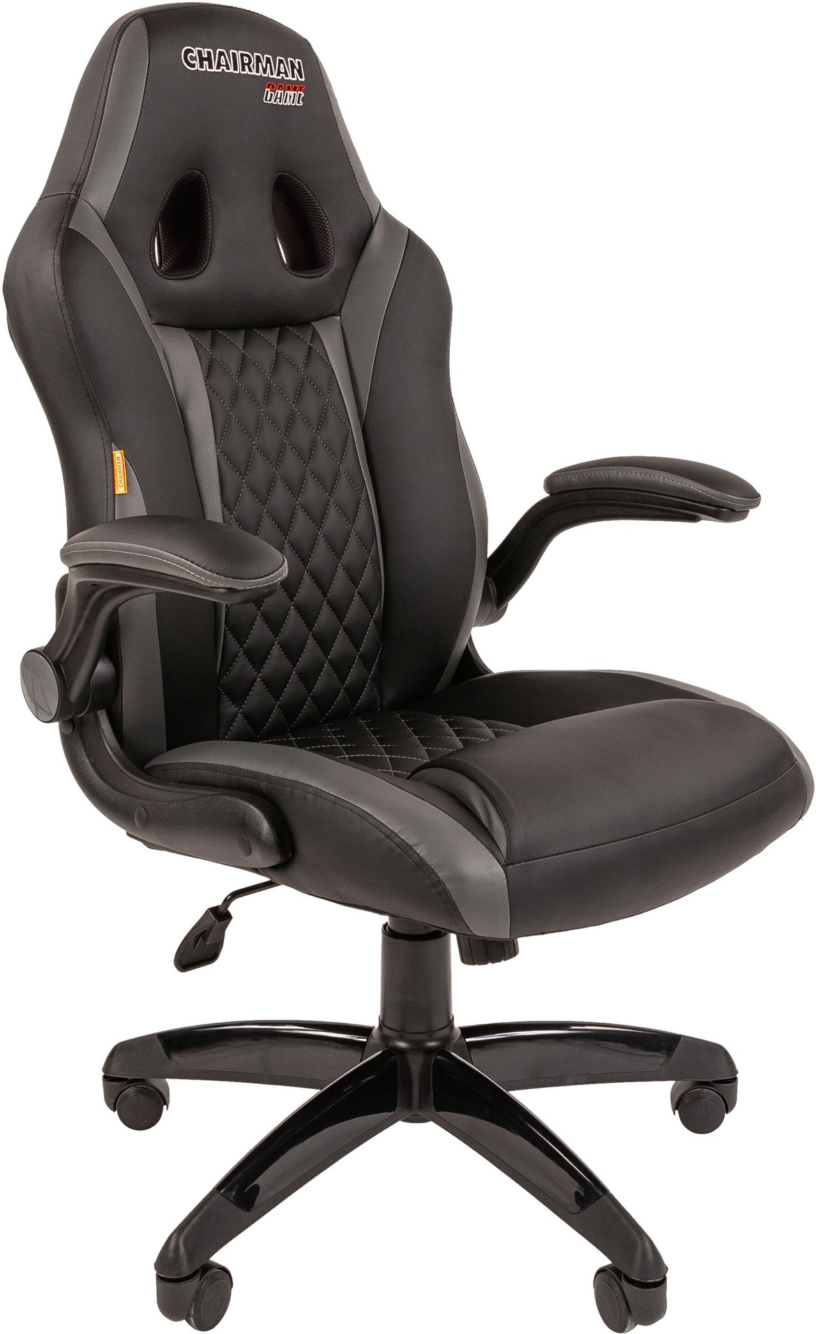 

Игровое кресло Chairman Game 15 черный/серый [00-07022780], Офисное кресло CHAIRMAN Game 15 00-07022780 черный/серый