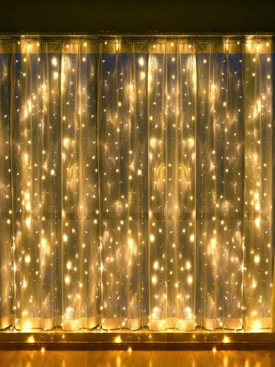 

Светодиодный занавес Twinkle 073/1 теплый белый