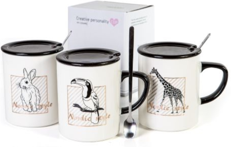 

Кружка с ложкой monAmi MUG-326, Кружка с ложкой MonAmi MUG-326