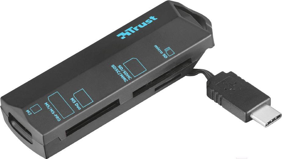 

Карт-ридер Trust USB-C [20968], USB-C