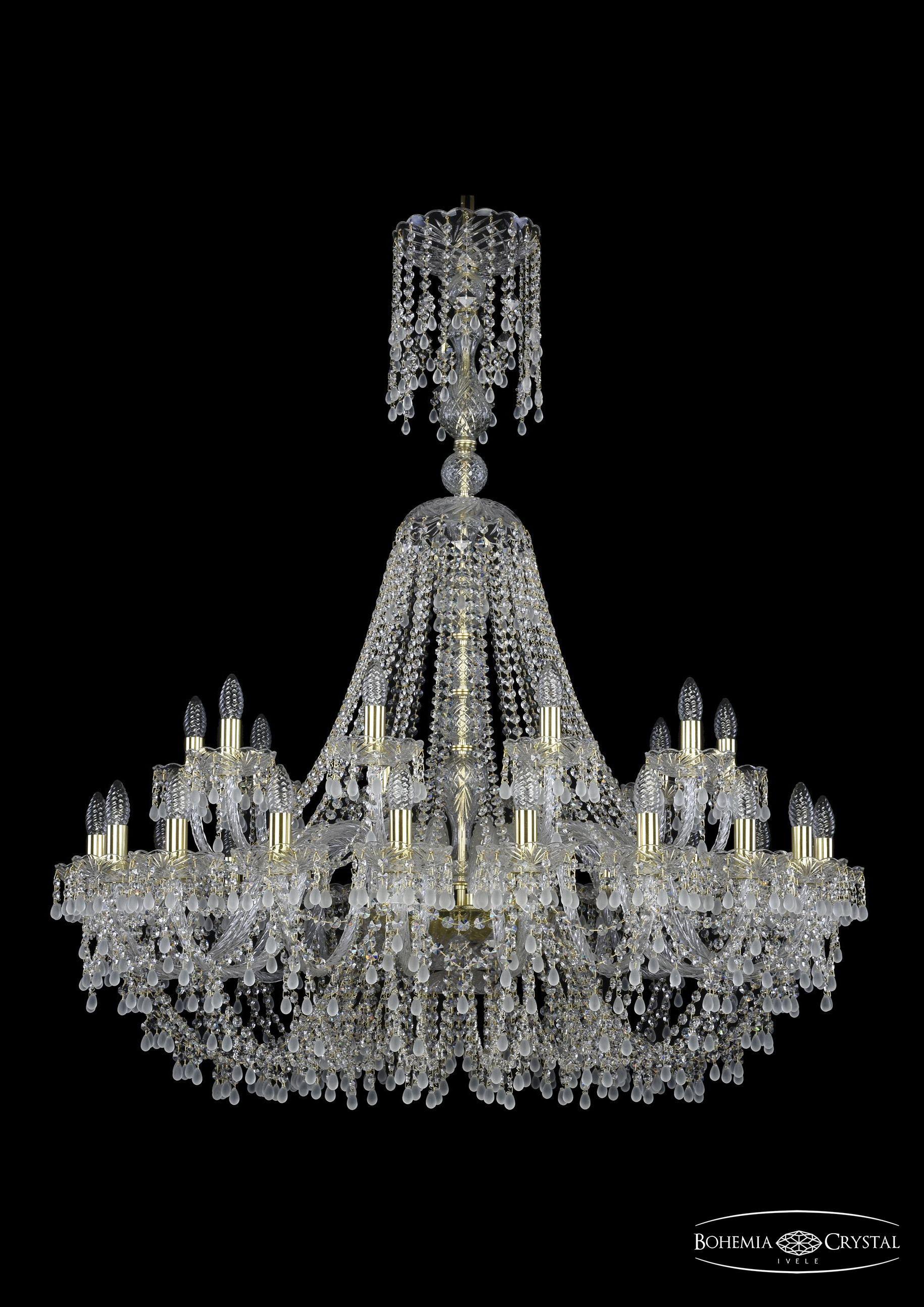 

Подвесная люстра Bohemia Ivele Crystal 1410/20+10/400/XL-130/G/V0300