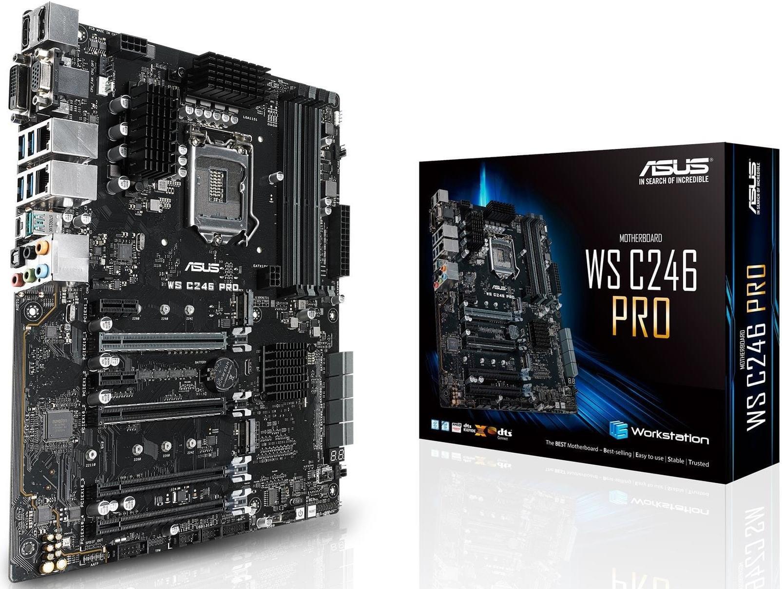 

Материнская плата ASUS WS C246 PRO [90SW00G0-M0EAY0], WS C246 PRO