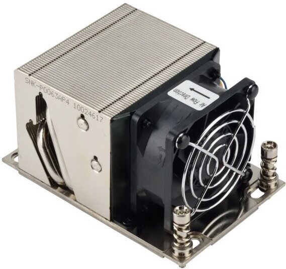 

Кулер для процессора Supermicro SNK-P0063AP4, Радиатор SuperMicro SNK-P0063AP4 (2U Active CPU Heat Sink for AMD Socket SP3)