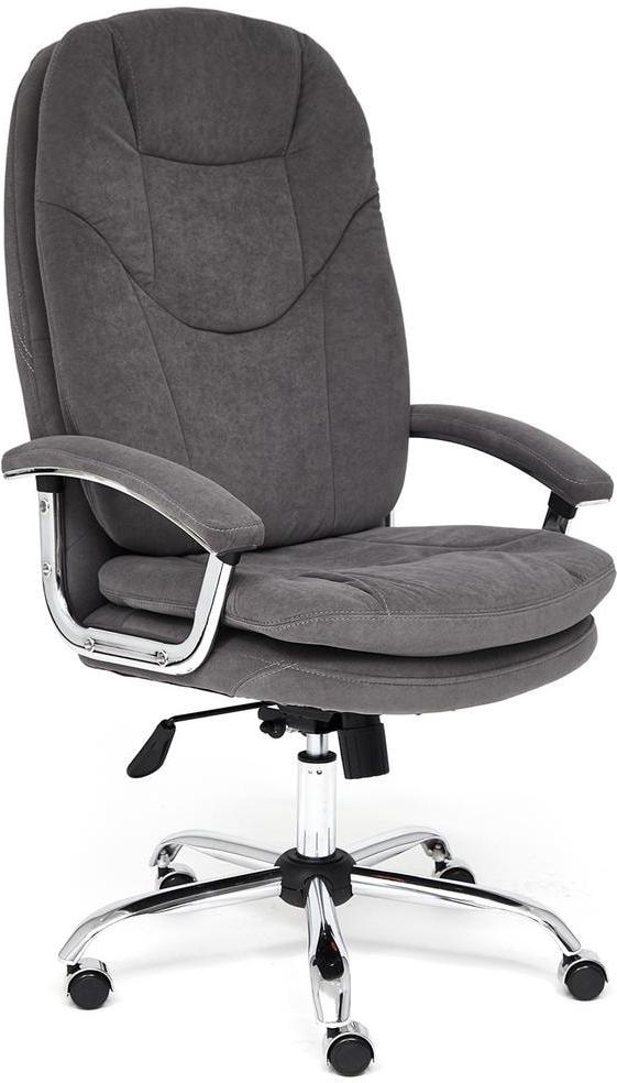 

Офисное кресло TetChair SOFTY LUX флок 29 серый, SOFTY LUX флок 29
