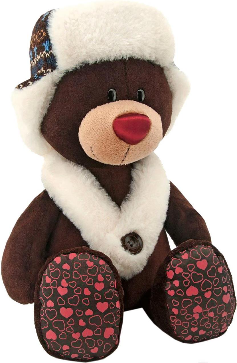 

Мягкая игрушка Orange Toys Choco сидячий в ушанке С5045/25, Choco сидячий в ушанке С5045/25