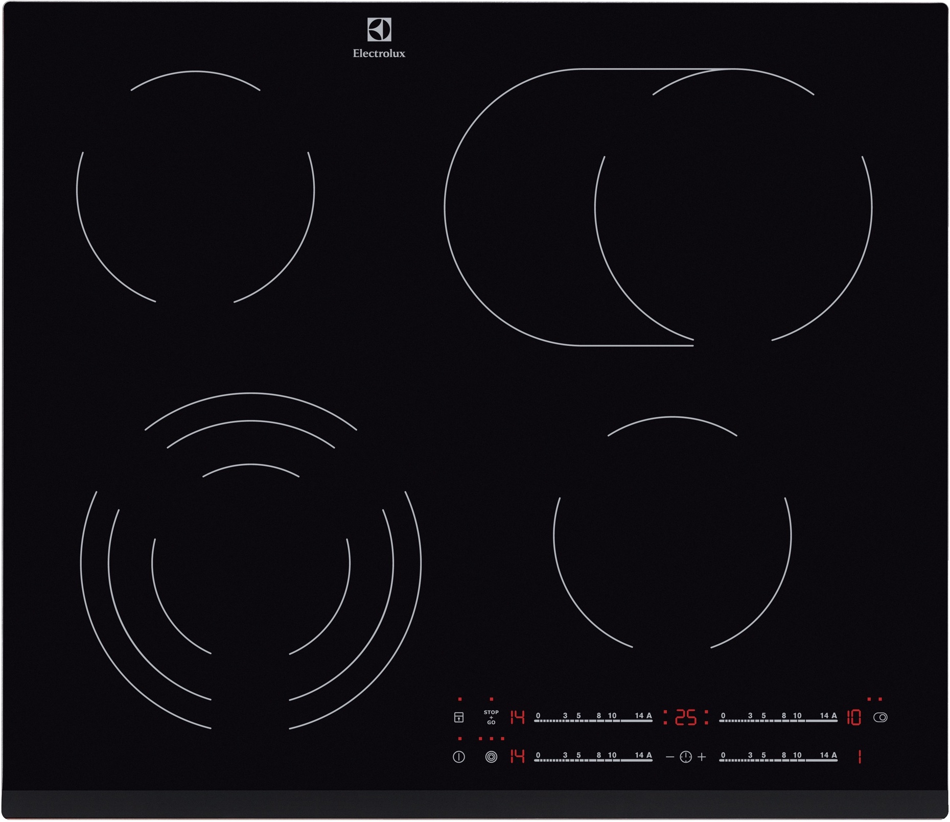 

Варочная поверхность Electrolux EHF6547FXK черный