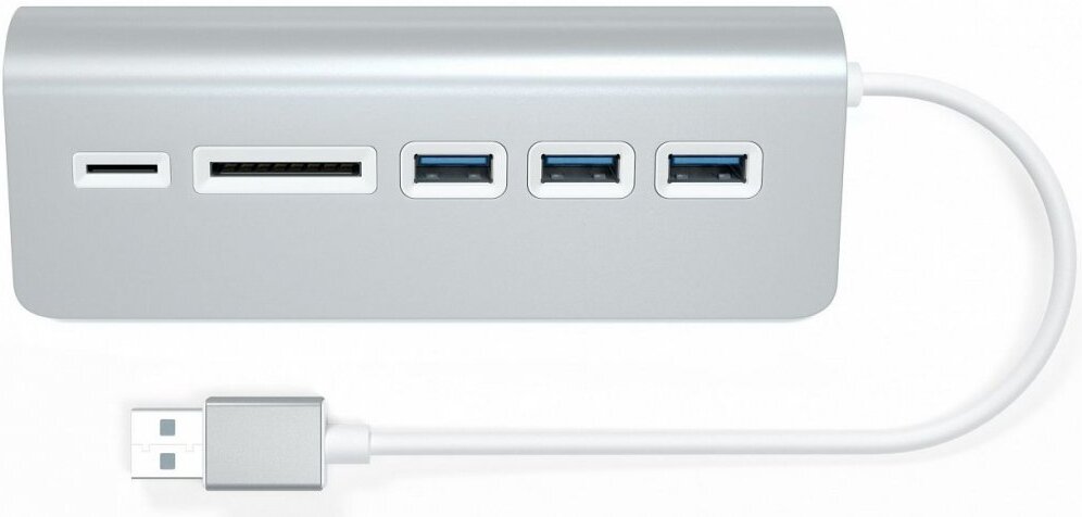 

USB-хаб Satechi ST-3HCRS серебряный