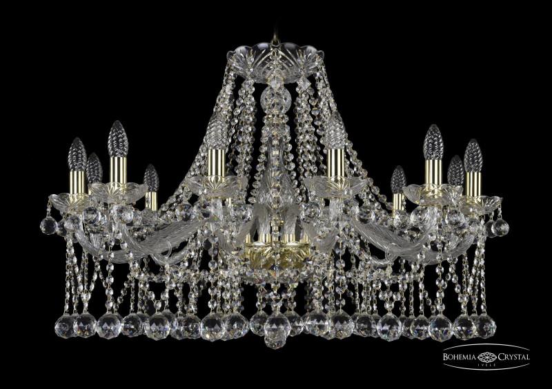 

Подвесная люстра Bohemia Ivele Crystal 1413/12/300/G/Balls