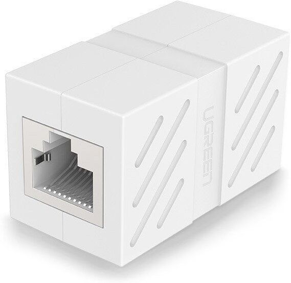 

Переходник UGREEN NW114-20311; Сетевой RJ45 (F) to RJ45 (F); для кабелей 1000 Мбит/с; без провода; White