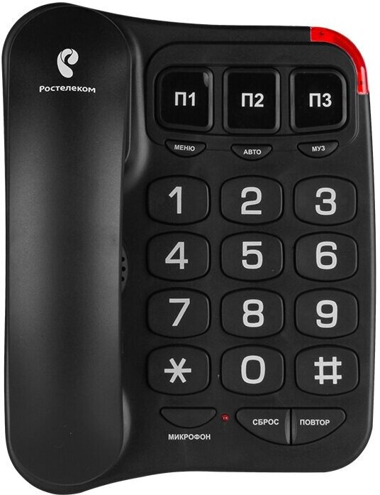 

Проводной телефон TeXet TX-214 (черный)