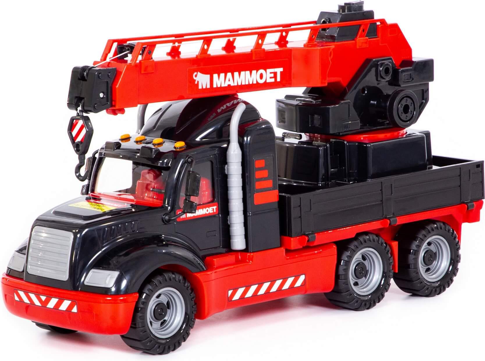 

Кран игрушечный Полесье 205-02 Mammoet с поворотной платформой в коробке [56832], Кран игрушечный Полесье 205-02 Mammoet с поворотной платформой в коробке 56832