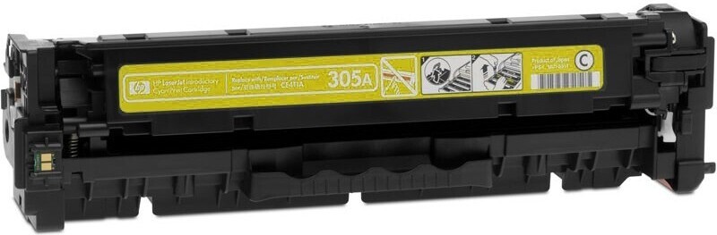

Картридж для принтера HP 305A (CE412A), Тонер Картридж HP 305A желтый (CE412A)